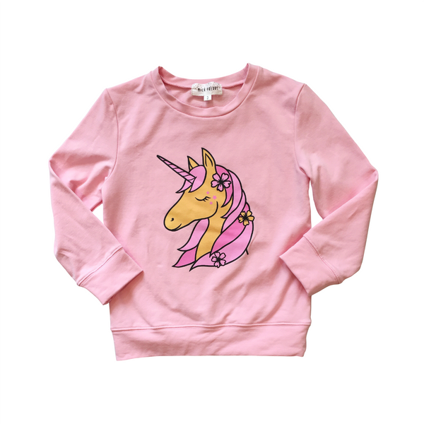 Pink clearance unicorn sweater