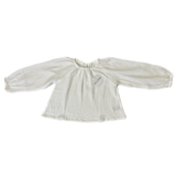 GIRLS CRINKLE BLOUSE IN WHITE