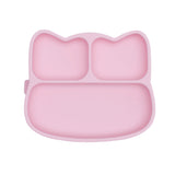 WE MIGHT BE TINY - CAT STICKIE PLATE IN POWDER PINK