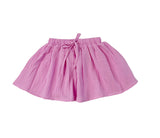 GIRLS PINK CRINKLE SKIRT