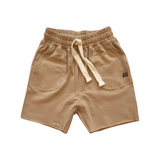 BOYS TAN SWEAT SHORTS